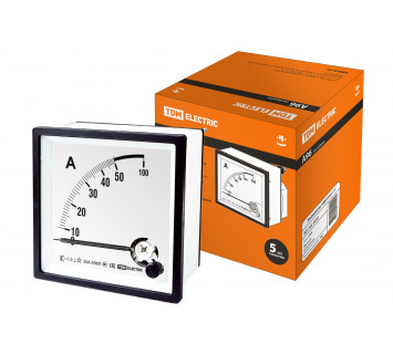 Амперметр А96П 50А-1,5 TDM
