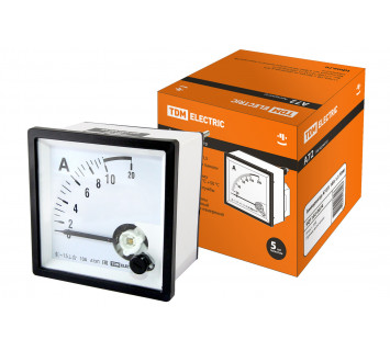 Амперметр А72П  10А-1,5 TDM
