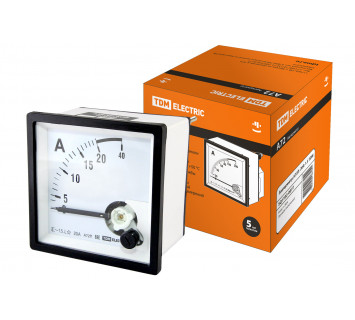 Амперметр А72П  20А-1,5 TDM