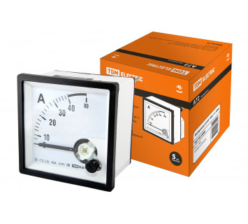 Амперметр А72П  40А-1,5 TDM