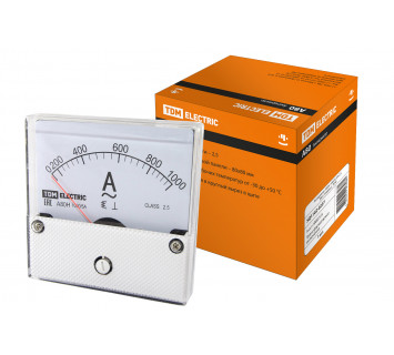Амперметр А80Н 1000А/5А-2,5, (без поверки), TDM