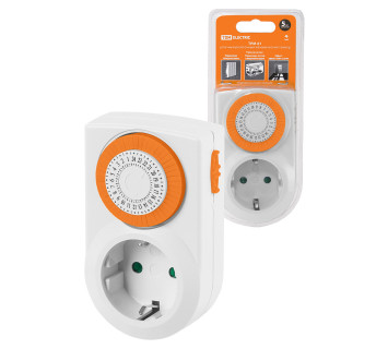 Таймер розеточный ТРМ-01-30мин/24ч-16А (суточный) TDM