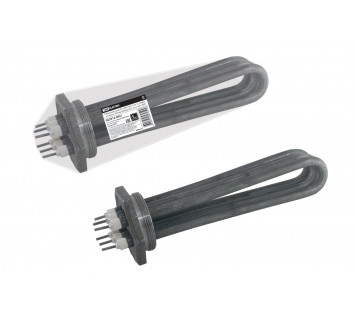 ТЭНБ-6,0кВт, вода (P), 220В (ТЭН-71, В, 13, 2,0кВт), уст.длина 355 мм, фланец G2,5, угл. сталь, TDM